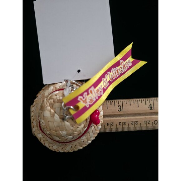 Studio Ghibli Park Japan Valley Of Witches SOPHIE Woven Straw Hat Keychain Charm - Picture 6 of 7
